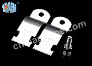 UL που απαριθμούνται Στάνταρ Conduit σφιγκτήρας Strut προγαλβανισμένο χάλυβα Unistrut κανάλι τοποθέτηση σωλήνα αξεσουάρ ήλεκτρο-γαλβανιστούν σφιγκτήρες ψευδαργύρου επιμεταλλωμένα