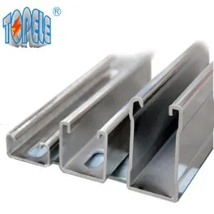 Γαλβανισμένο κανάλι γόνατου Unistrut C Channel